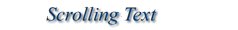 Java Scrolling Text